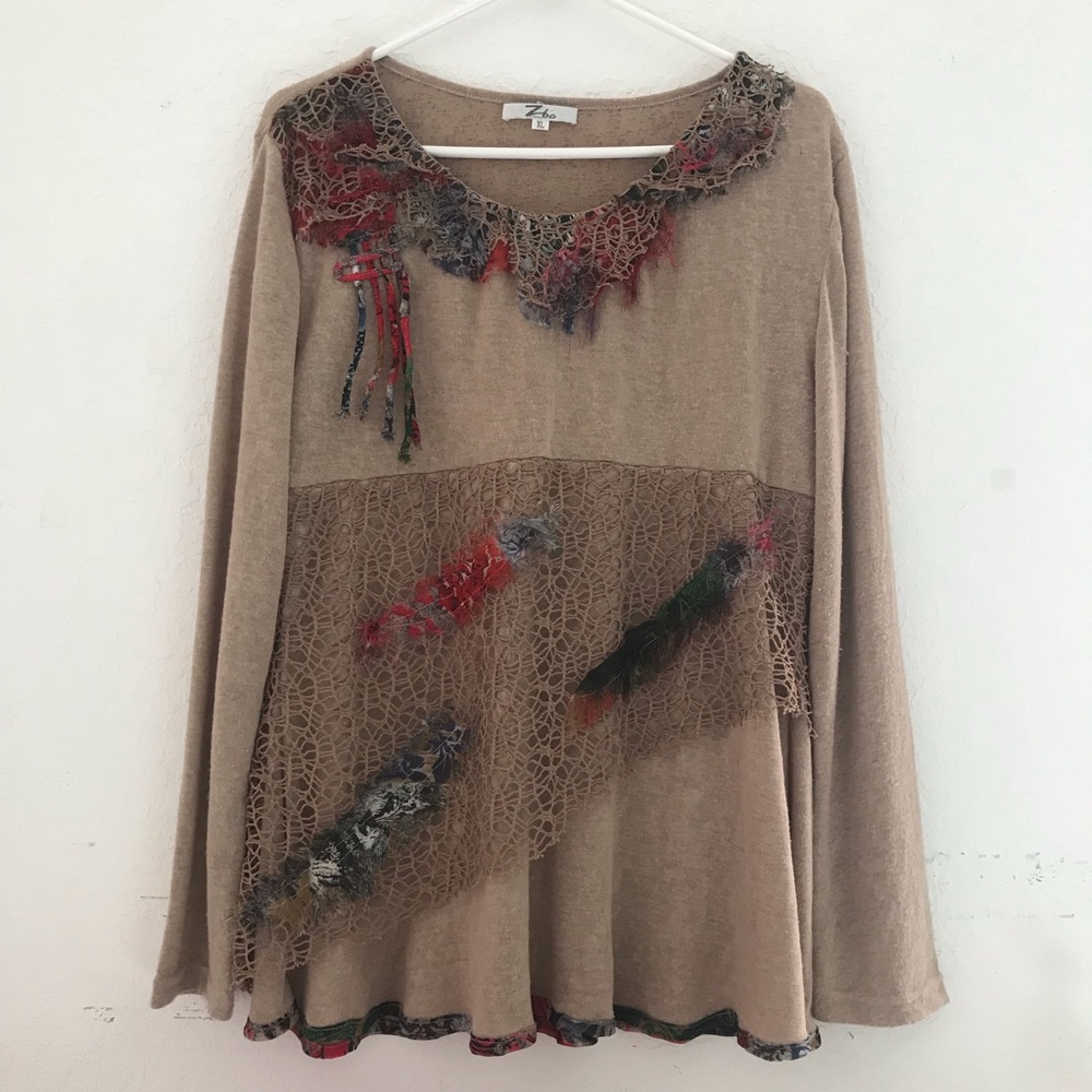 Unique Long Sleeved Top